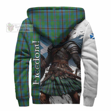 Snodgrass Crest Tartan Sherpa Hoodie Inspired by the Freedom of Scottish Warrior