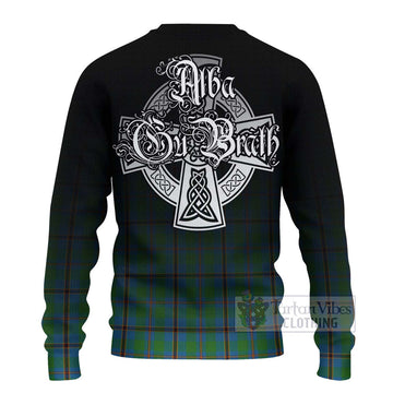 Snodgrass Tartan Ugly Sweater Featuring Alba Gu Brath Family Crest Celtic Inspired