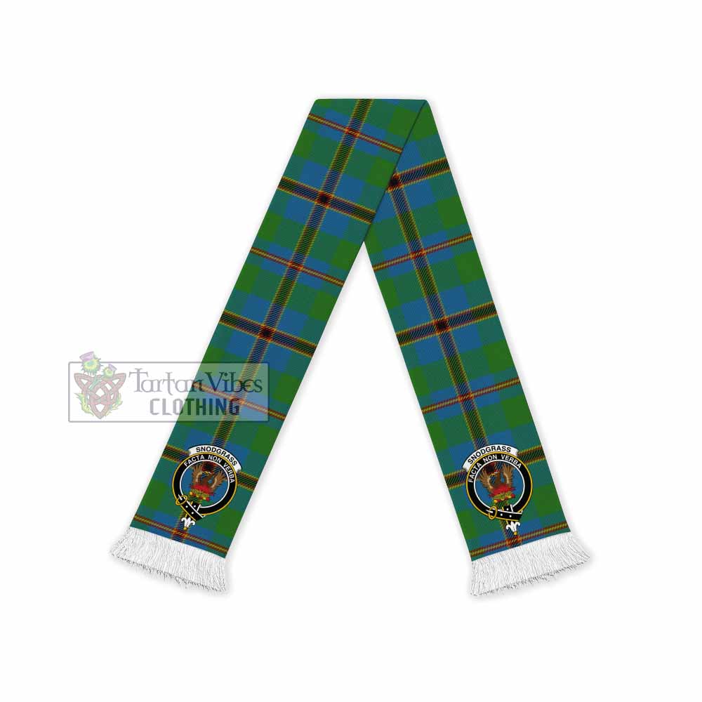 Snodgrass Tartan Ruffneck Scarf with Family Crest - Tartan Vibes Clothing