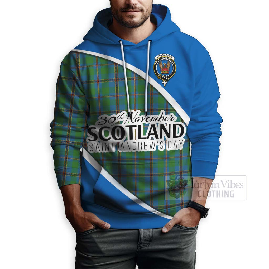 Tartan Vibes Clothing Snodgrass Family Crest Tartan Hoodie Celebrate Saint Andrew's Day in Style