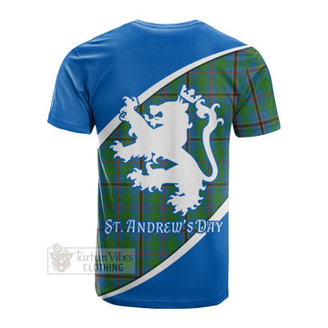 Snodgrass Family Crest Tartan Cotton T-shirt Celebrate Saint Andrew's Day in Style