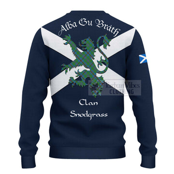 Snodgrass Tartan Lion Rampant Ugly Sweater Proudly Display Your Heritage with Alba Gu Brath and Clan Name