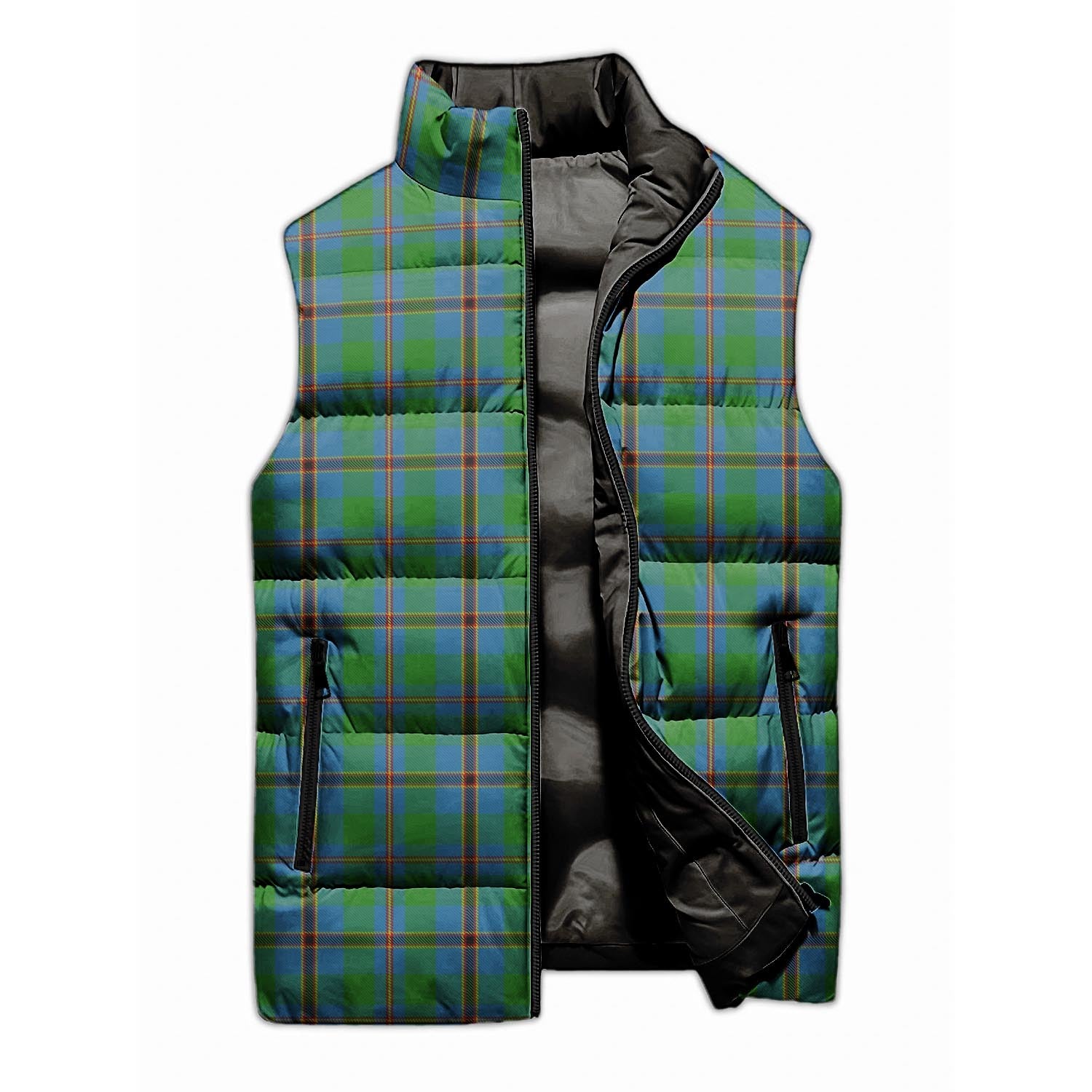 Snodgrass Tartan Sleeveless Puffer Jacket - Tartanvibesclothing