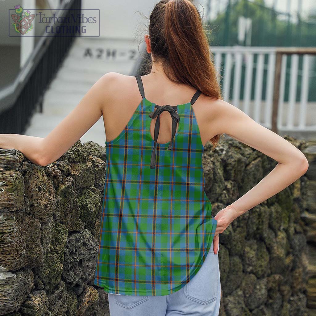 Tartan Vibes Clothing Snodgrass Tartan Loose Halter Neck Camisole