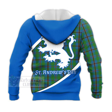 Snodgrass Family Crest Tartan Knitted Hoodie Celebrate Saint Andrew's Day in Style