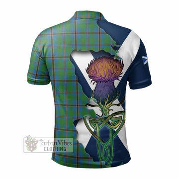 Snodgrass Tartan Family Crest Polo Shirt Scottish Thistle Celtic Inspired - Tartan Vibes Clothing