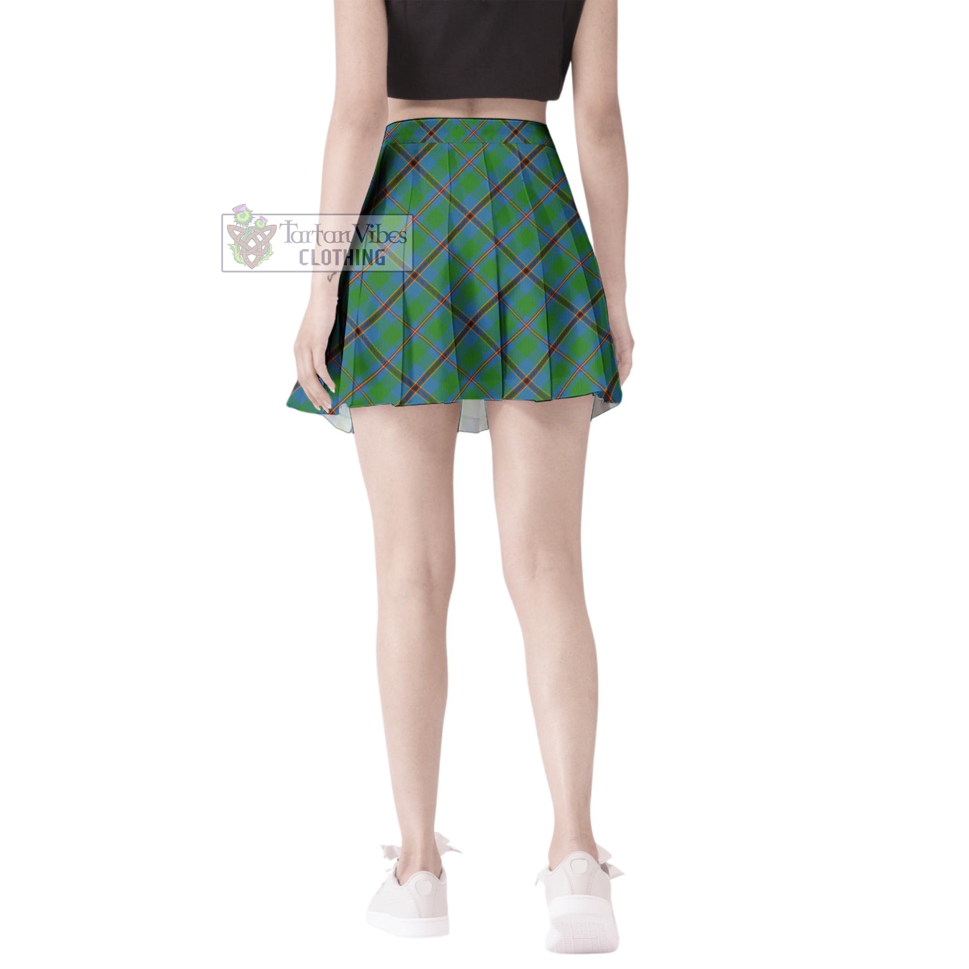 Tartan Vibes Clothing Snodgrass Tartan Women's Plated Mini Skirt