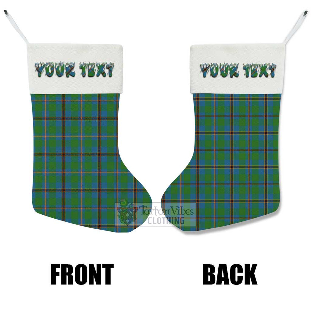 Tartan Vibes Clothing Snodgrass Tartan Christmas Stocking with Personalized Text