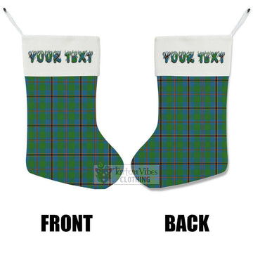 Snodgrass Tartan Christmas Stocking with Personalized Text