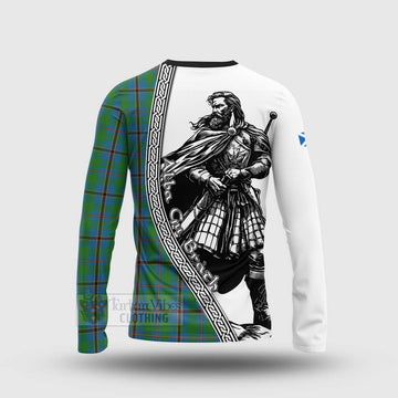 Snodgrass Tartan Clan Crest Long Sleeve T-Shirt with Highlander Warrior Celtic Style