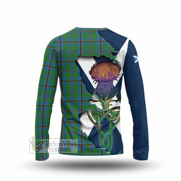 Snodgrass Tartan Family Crest Long Sleeve T-Shirt Scottish Thistle Celtic Inspired - Tartan Vibes Clothing