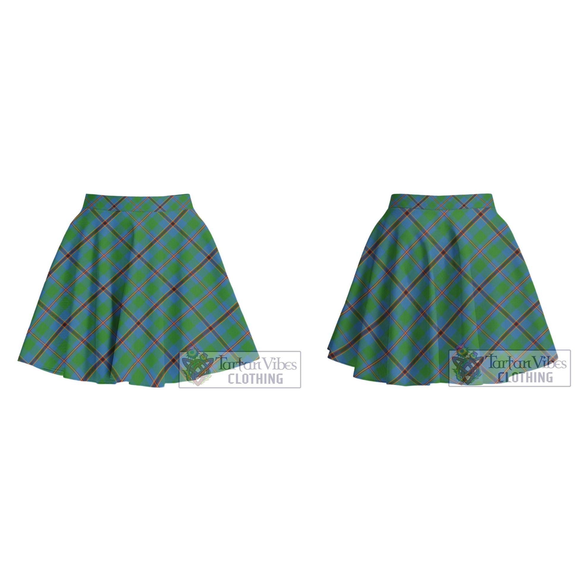 Tartan Vibes Clothing Snodgrass Tartan Women's Plated Mini Skirt