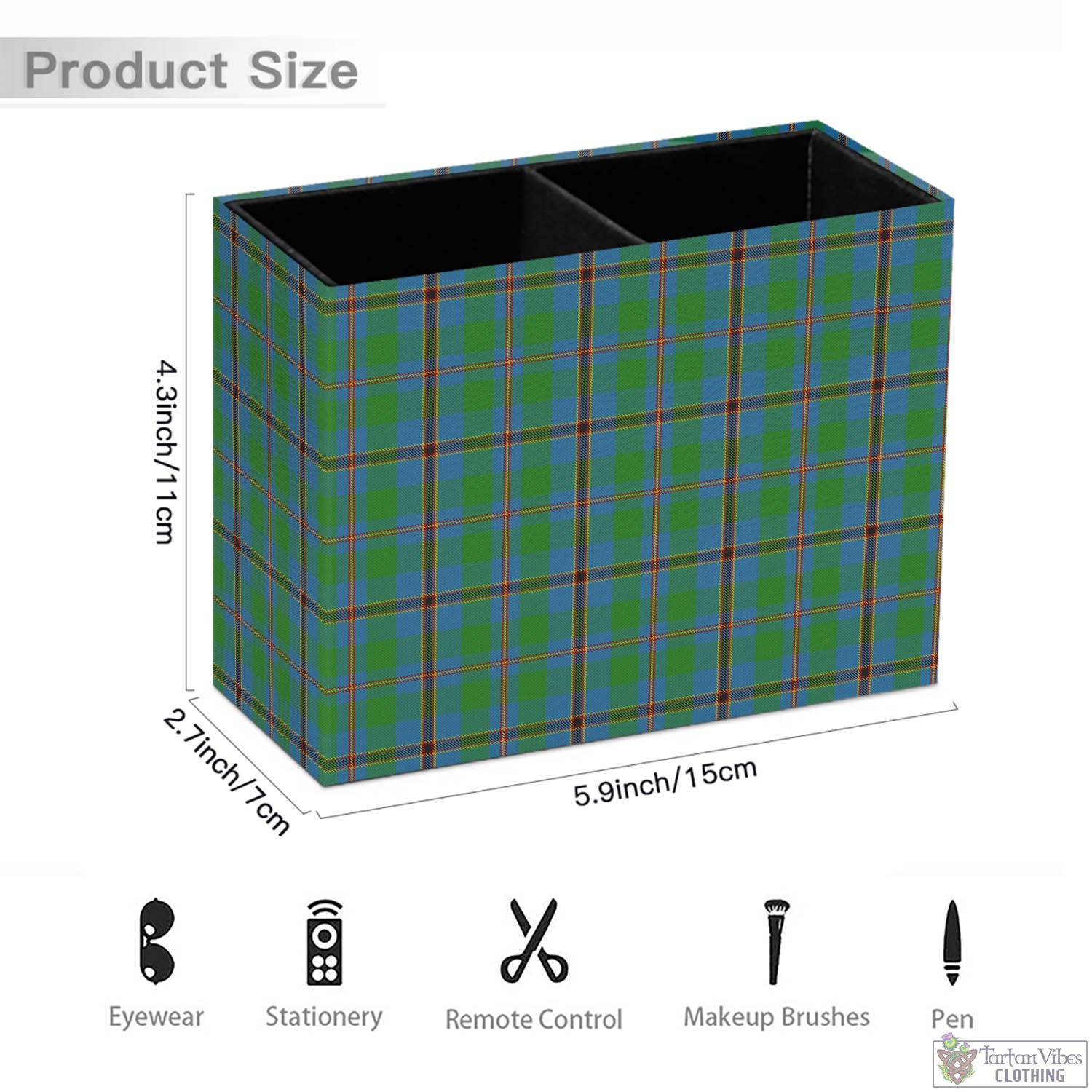 Tartan Vibes Clothing Snodgrass Tartan Pen Holder