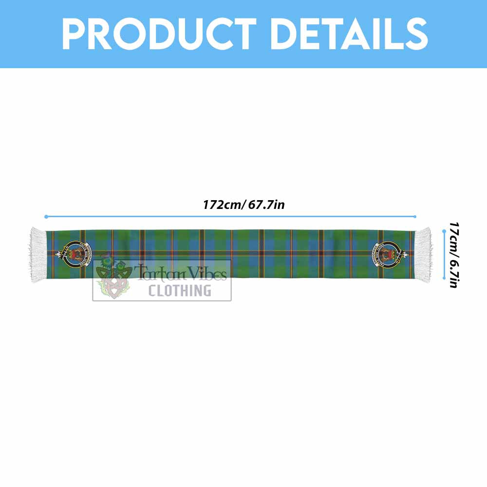Snodgrass Tartan Ruffneck Scarf with Family Crest - Tartan Vibes Clothing