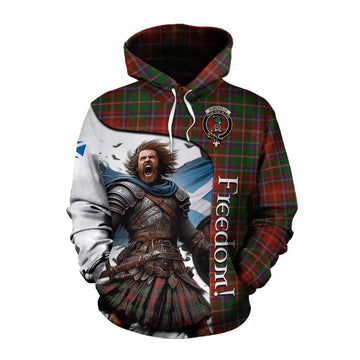 Somerville Crest Tartan Cotton Hoodie Inspired by the Freedom of Scottish Warrior