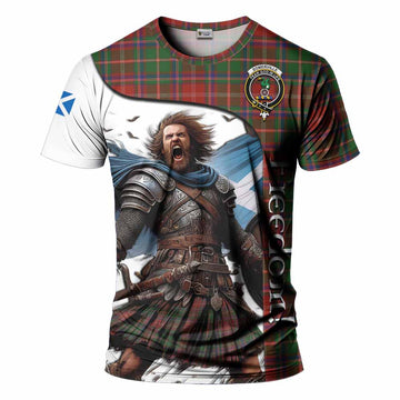 Somerville Crest Tartan T-Shirt Inspired by the Freedom of Scottish Warrior