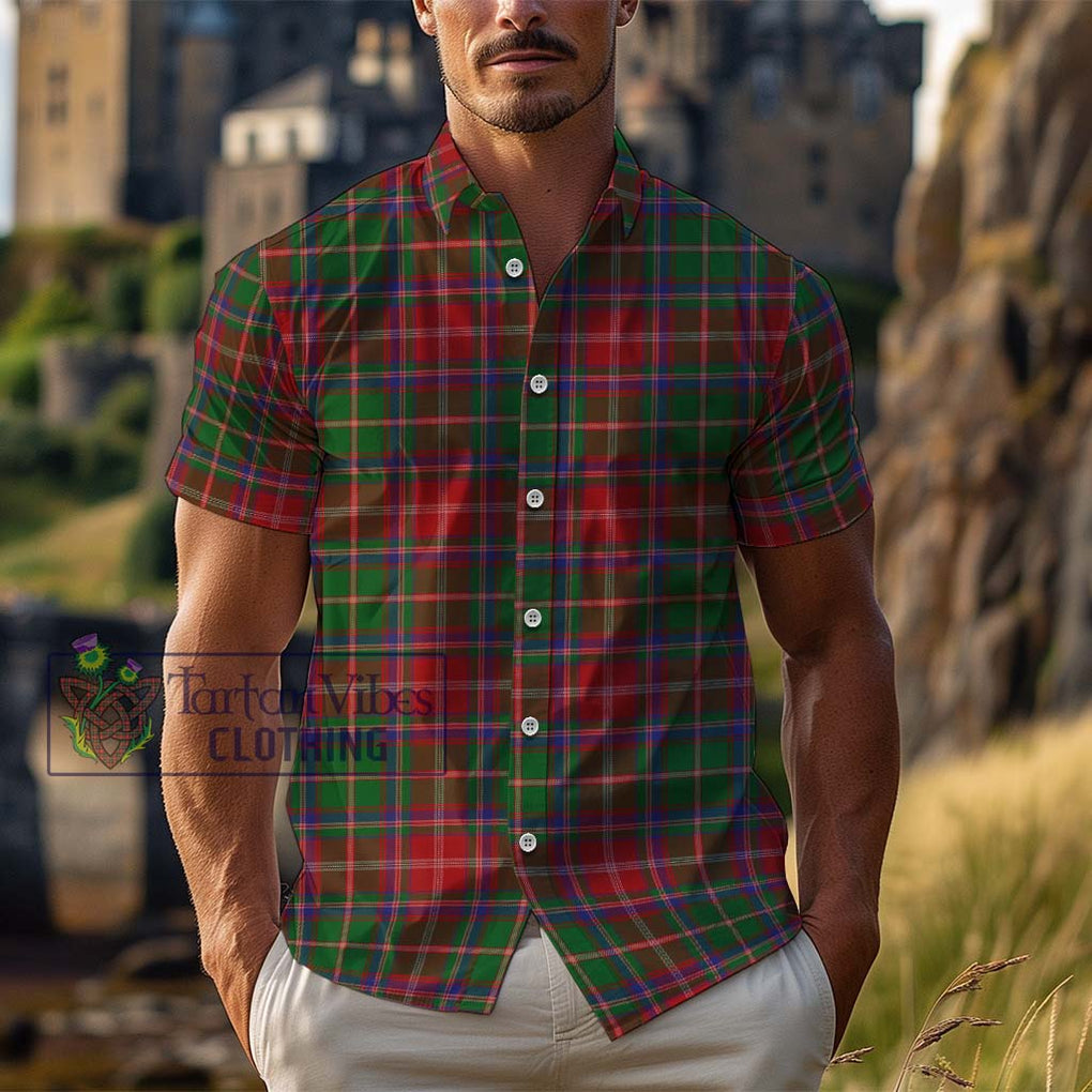 Somerville Tartan Cotton Hawaiian Shirt Kid - Tartan Vibes Clothing