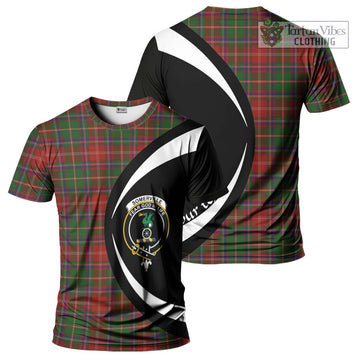 Somerville Tartan T-Shirt with Family Crest Circle Style