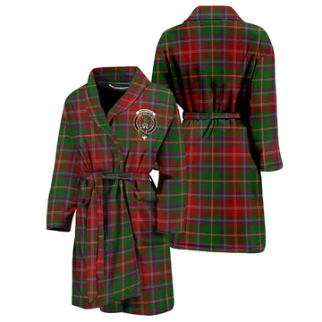 Somerville Tartan Bathrobe with Family Crest