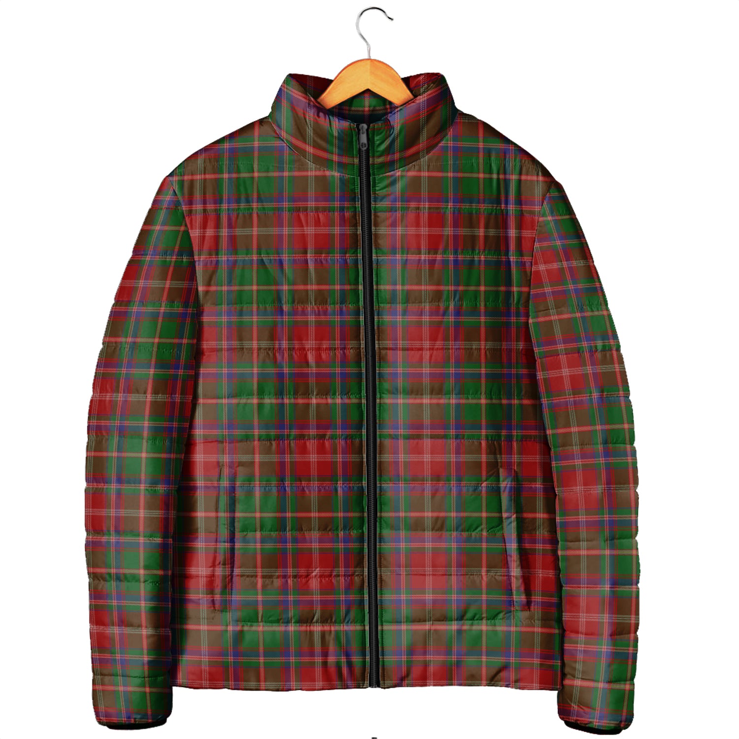 Somerville Tartan Padded Jacket Men's Padded Jacket - Tartan Vibes Clothing