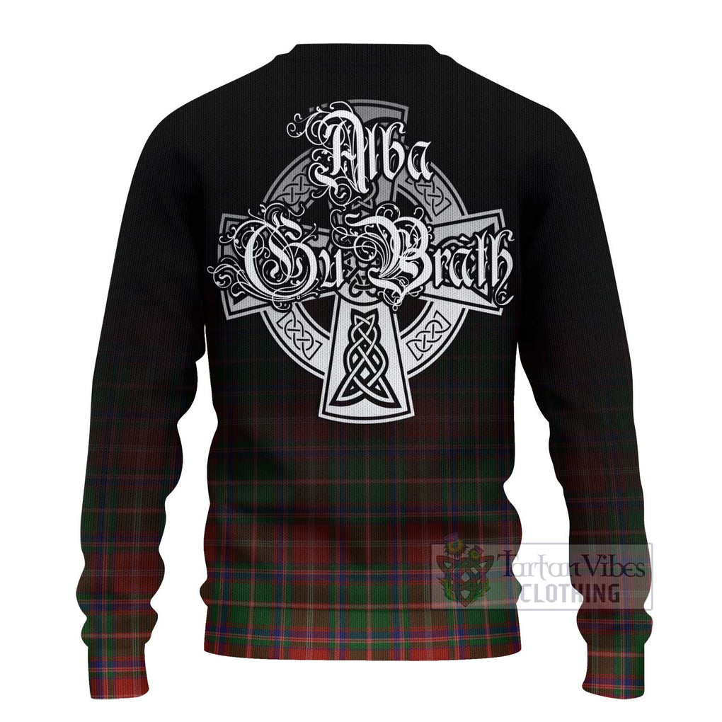 Somerville Tartan Ugly Sweater Featuring Alba Gu Brath Family Crest Celtic Inspired - Tartan Vibes Clothing