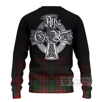 Somerville Tartan Ugly Sweater Featuring Alba Gu Brath Family Crest Celtic Inspired