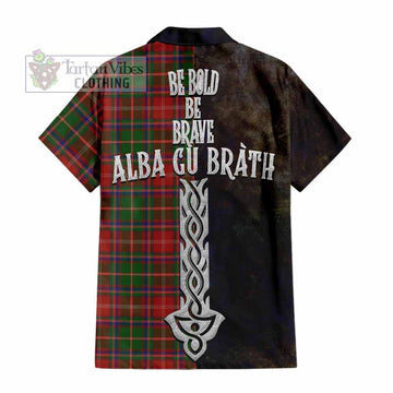 Somerville Tartan Family Crest Hawaiian Shirt Alba Gu Brath Be Brave Lion Ancient Style - Tartan Vibes Clothing