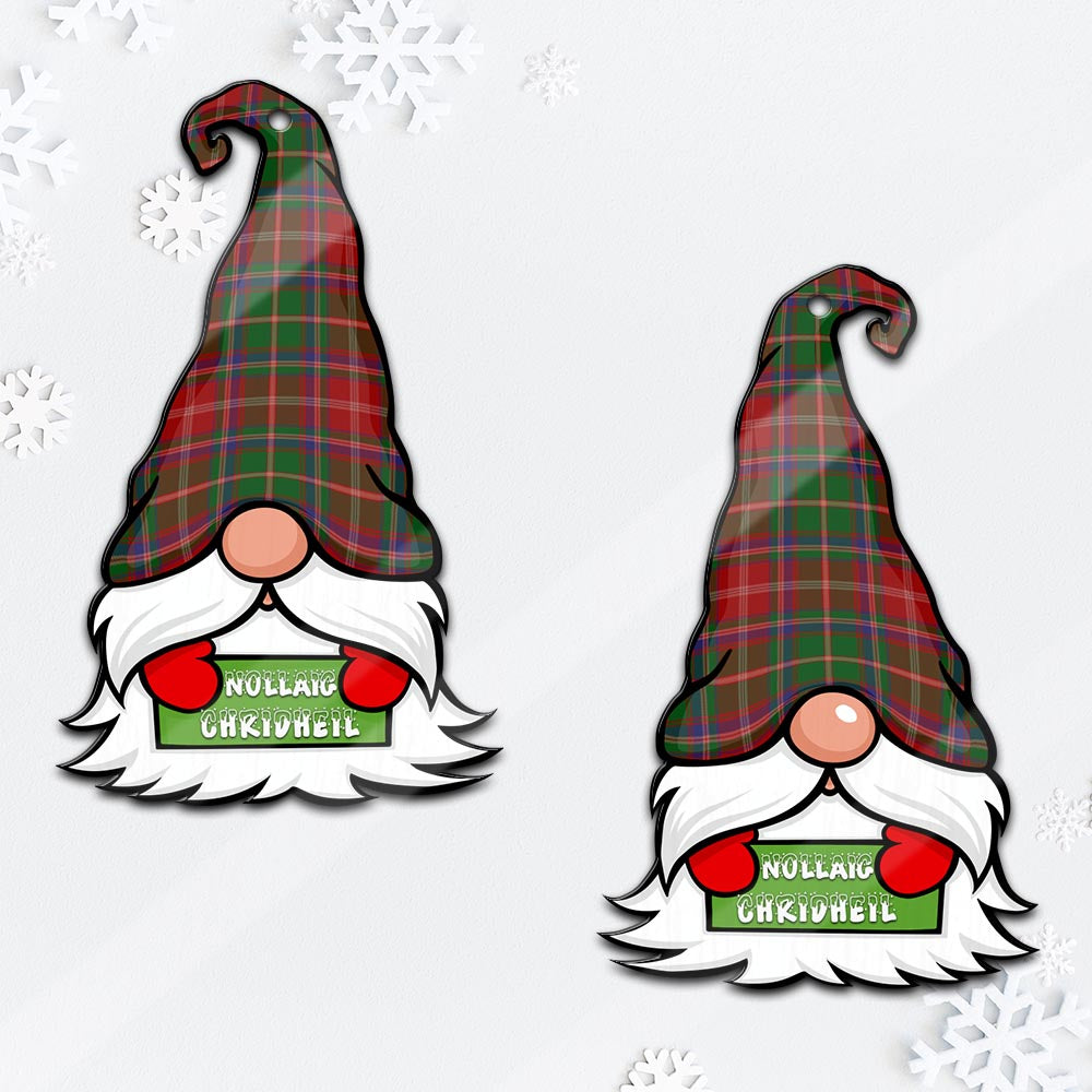 Somerville Gnome Christmas Ornament with His Tartan Christmas Hat - Tartan Vibes Clothing