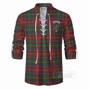 Somerville Tartan Ghillie Kilt Shirt with Family Crest DNA In Me Style