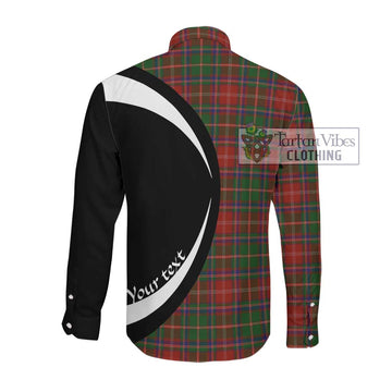 Somerville Tartan Long Sleeve Button Up with Family Crest Circle Style