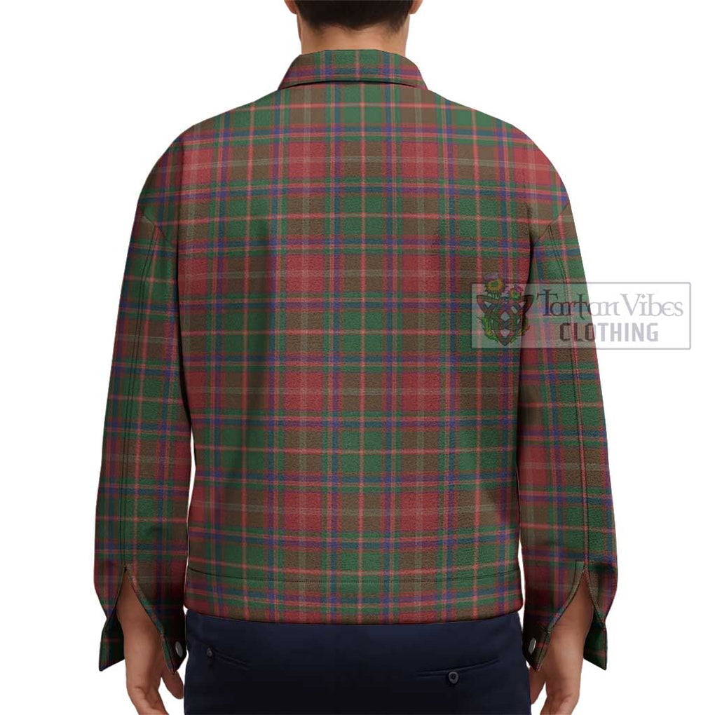 Somerville Tartan Unisex Lapel Cotton Jacket - Tartan Vibes Clothing