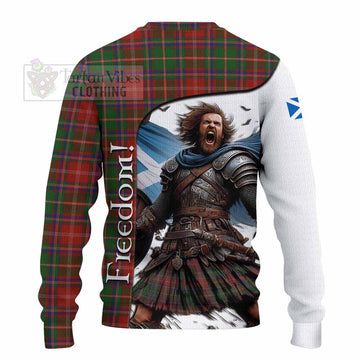 Somerville Crest Tartan Knitted Sweater Inspired by the Freedom of Scottish Warrior