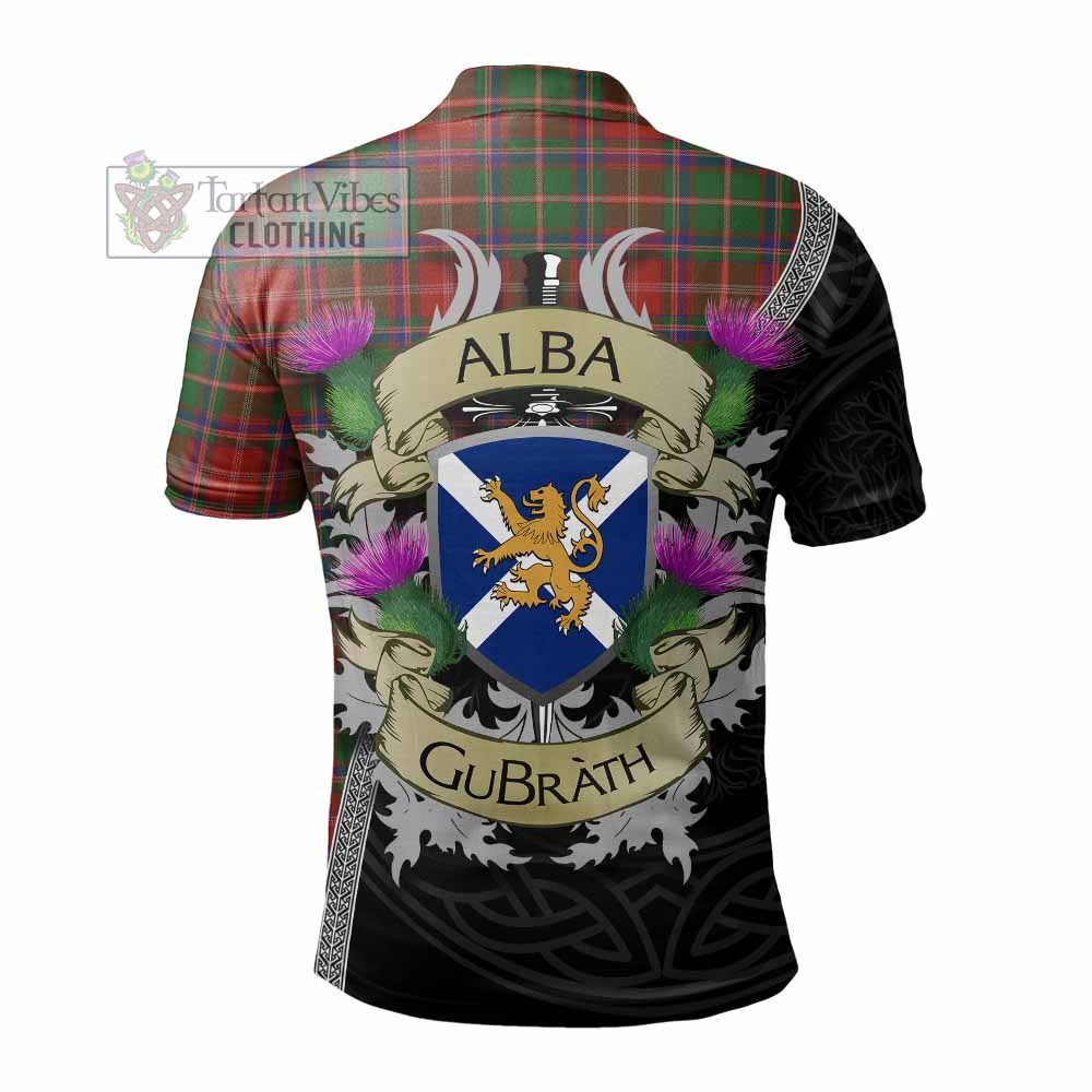 Somerville Tartan Family Crest Polo Shirt Lion Rampant Royal Thistle Shield Celtic Inspired - Tartan Vibes Clothing