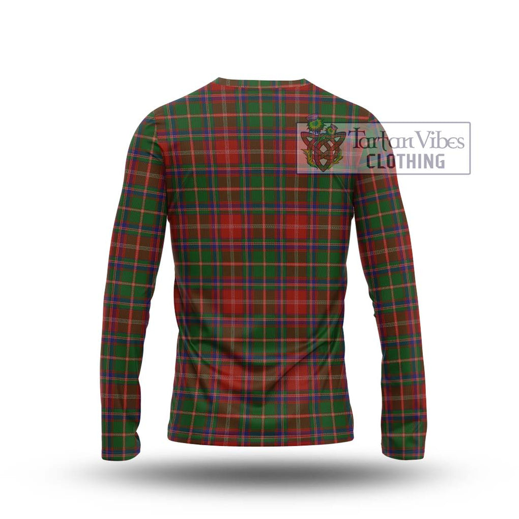 Somerville Tartan Long Sleeve T-Shirt with Family Crest DNA In Me Style - Tartanvibesclothing Shop