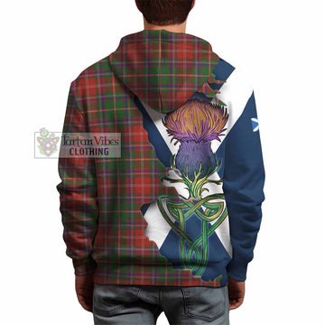 Somerville Tartan Family Crest Hoodie Scottish Thistle Celtic Inspired - Tartan Vibes Clothing