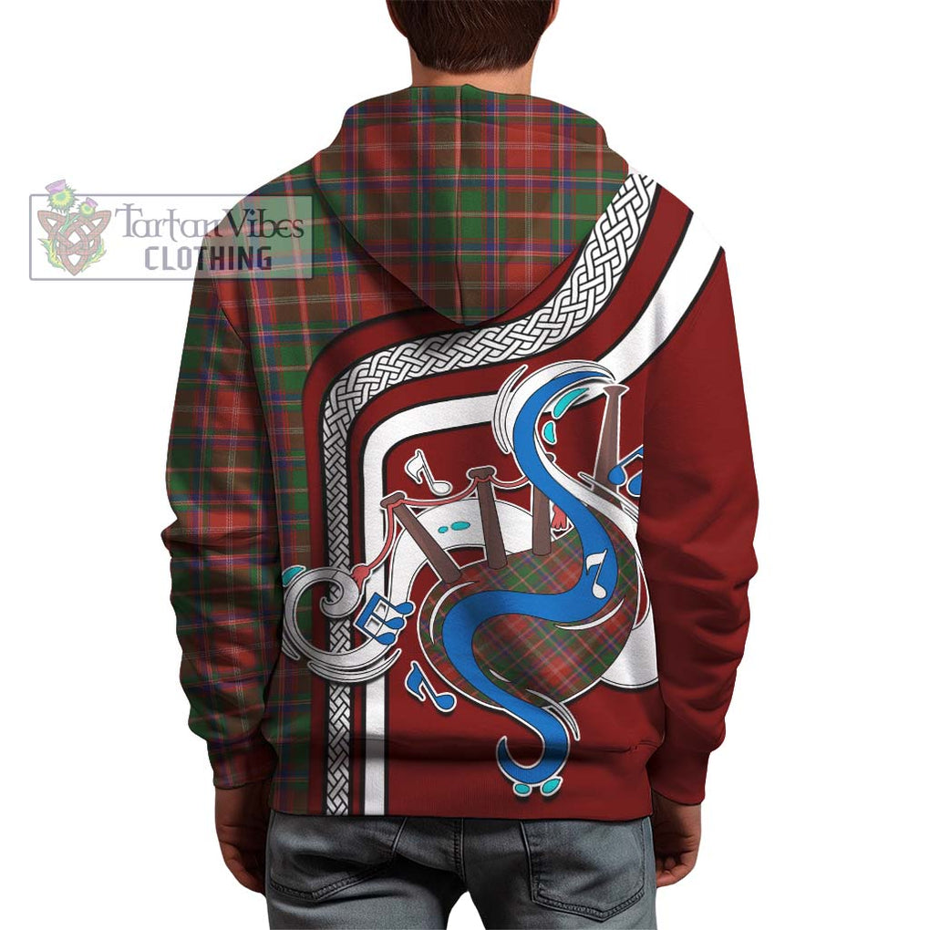 Somerville Tartan Hoodie with Epic Bagpipe Style - Tartanvibesclothing Shop