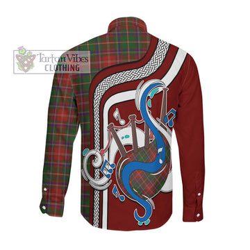 Somerville Tartan Long Sleeve Button Shirt with Epic Bagpipe Style