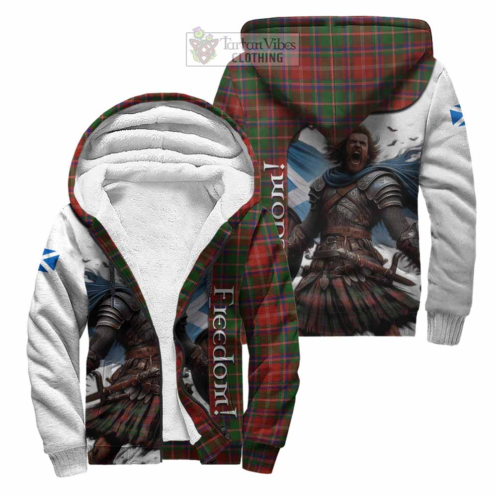 Tartan Vibes Clothing Somerville Crest Tartan Sherpa Hoodie Inspired by the Freedom of Scottish Warrior