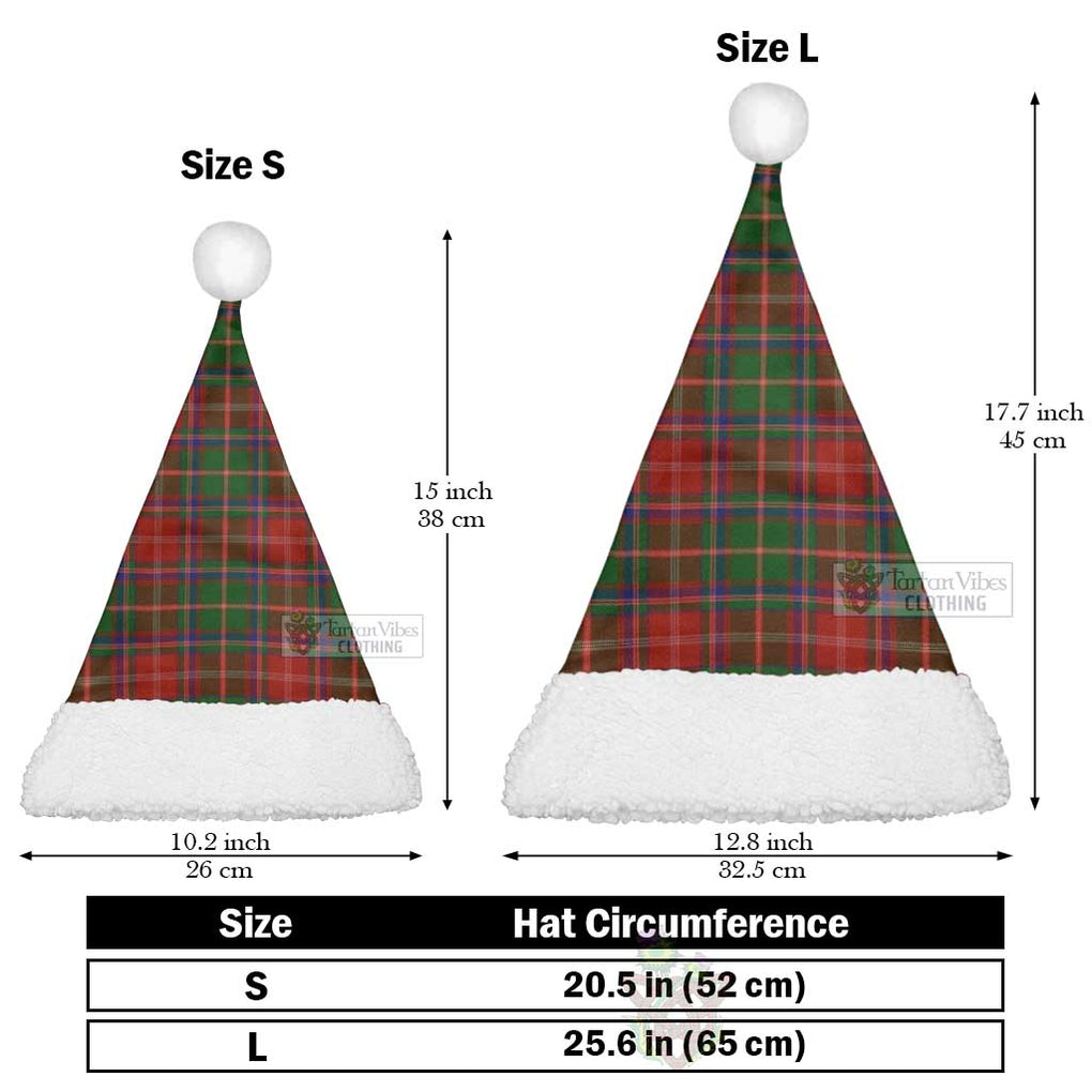 Tartan Vibes Clothing Somerville Tartan Christmas Santa Hats