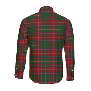 Somerville Tartan Long Sleeve Button Up Shirt with Family Crest