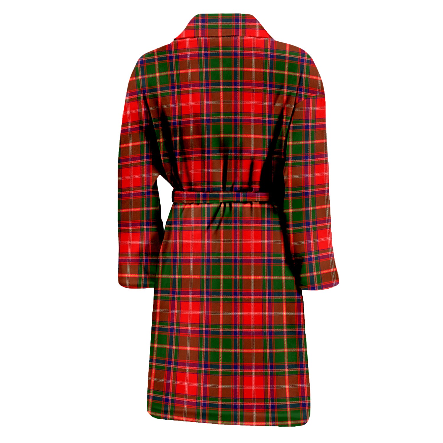 Somerville Modern Tartan Bathrobe with Family Crest - Tartan Vibes Clothing