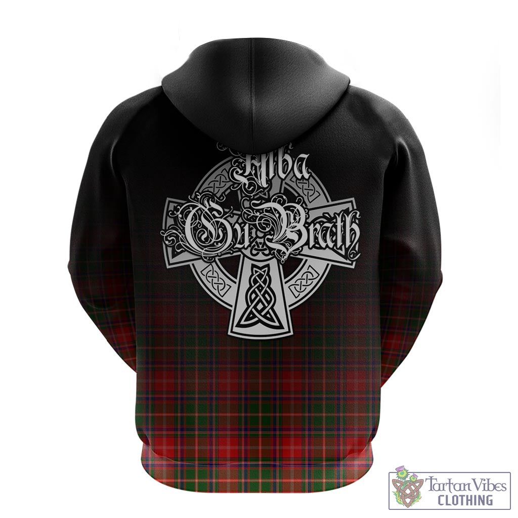 Tartan Vibes Clothing Somerville Modern Tartan Hoodie Featuring Alba Gu Brath Family Crest Celtic Inspired