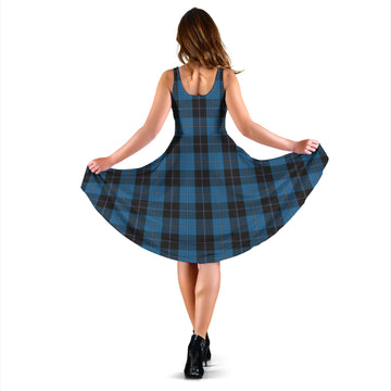 Sorbie Tartan Sleeveless Midi Womens Dress