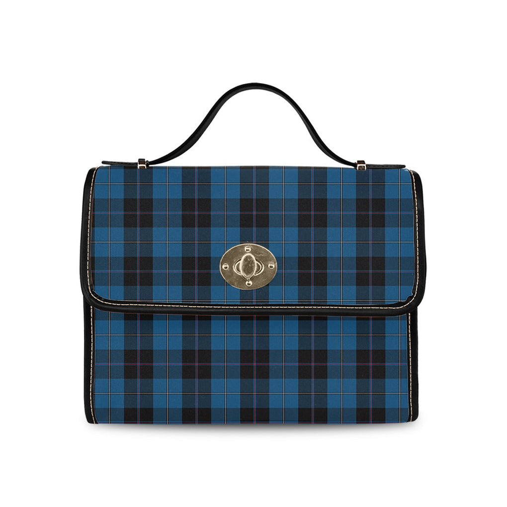 sorbie-tartan-leather-strap-waterproof-canvas-bag