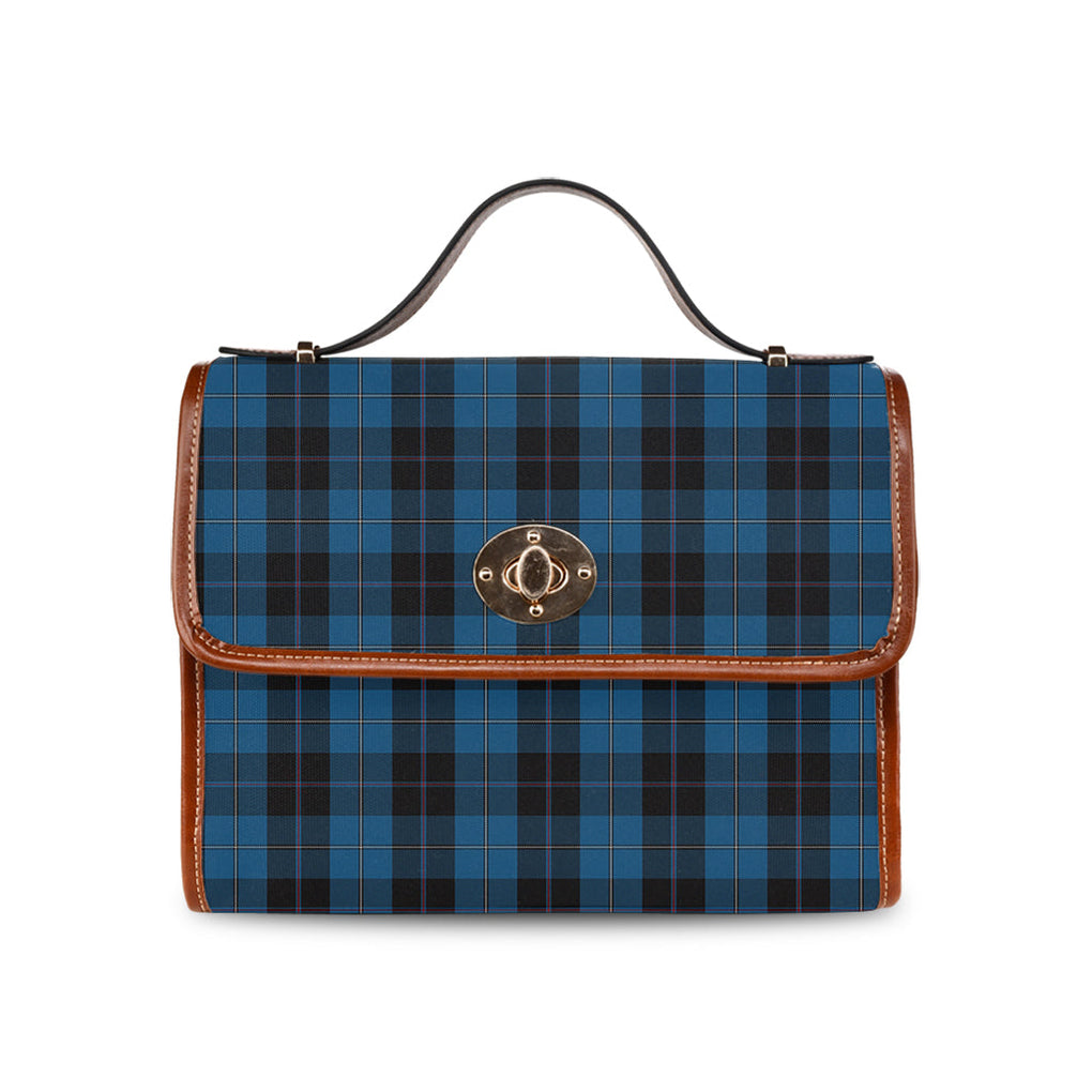 sorbie-tartan-leather-strap-waterproof-canvas-bag