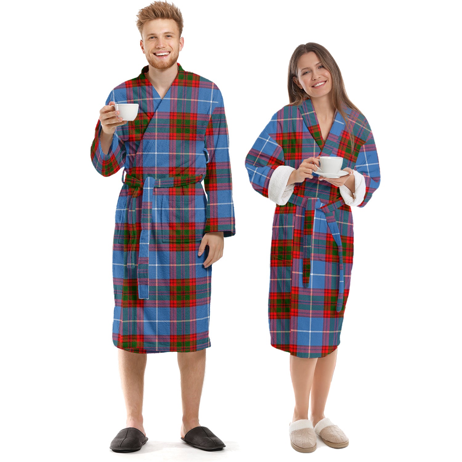 Spalding Tartan Bathrobe Unisex S - Tartan Vibes Clothing