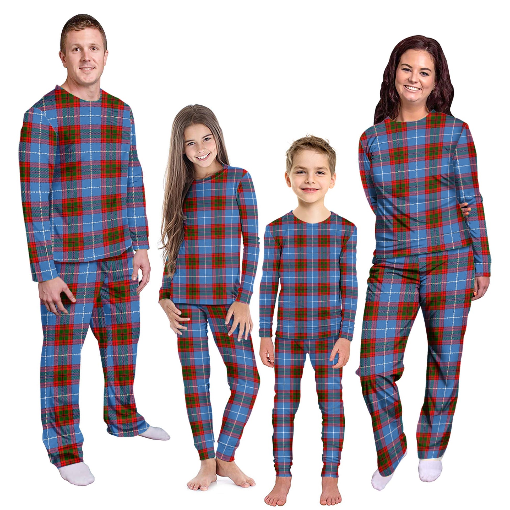 Spalding Tartan Pajamas Family Set Kid - Tartan Vibes Clothing