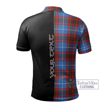 Spalding Tartan Polo Shirt with Family Crest and Half Of Me Style