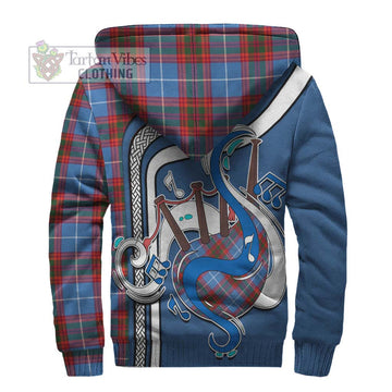 Spalding Tartan Sherpa Hoodie with Epic Bagpipe Style