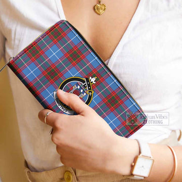 Spalding Tartan Women's Leather Wallet with Family Crest - Tartan Vibes Clothing